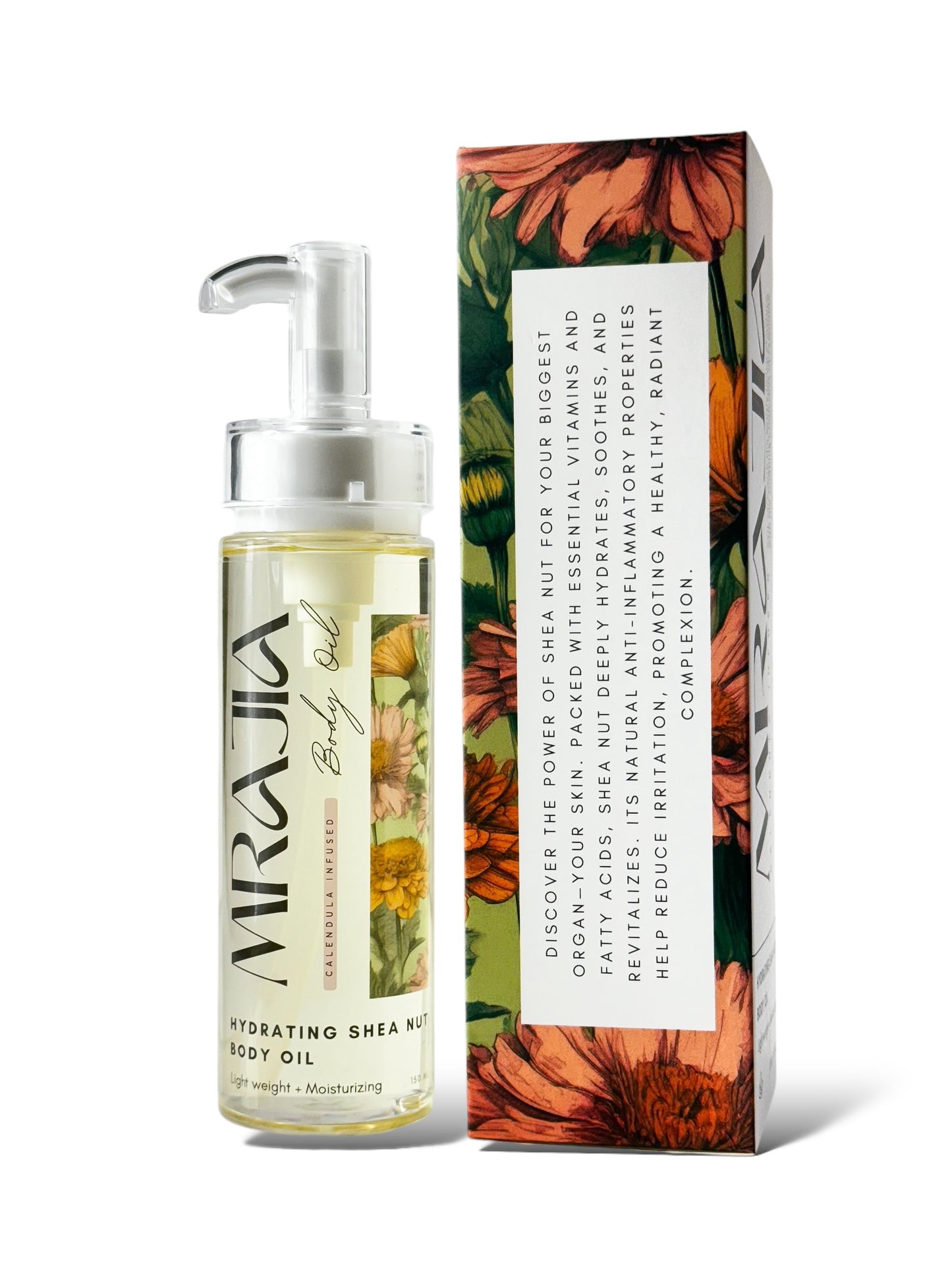 Fragrance-Free Calendula Hydrating Shea Body Oil