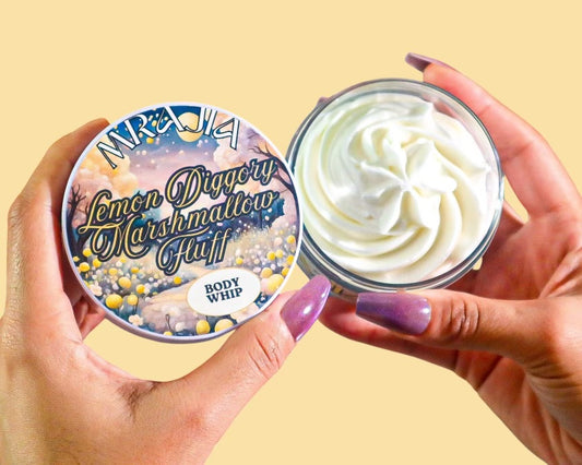 Lemon Diggory Marshmallow Fluff (Hufflepuff type) Body Butter + Cream