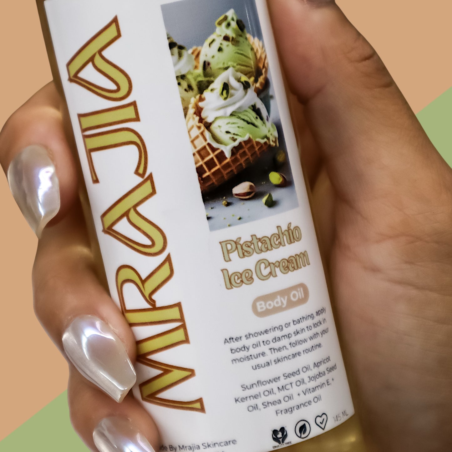 Pistachio Ice Cream Infused Shea Body Oil