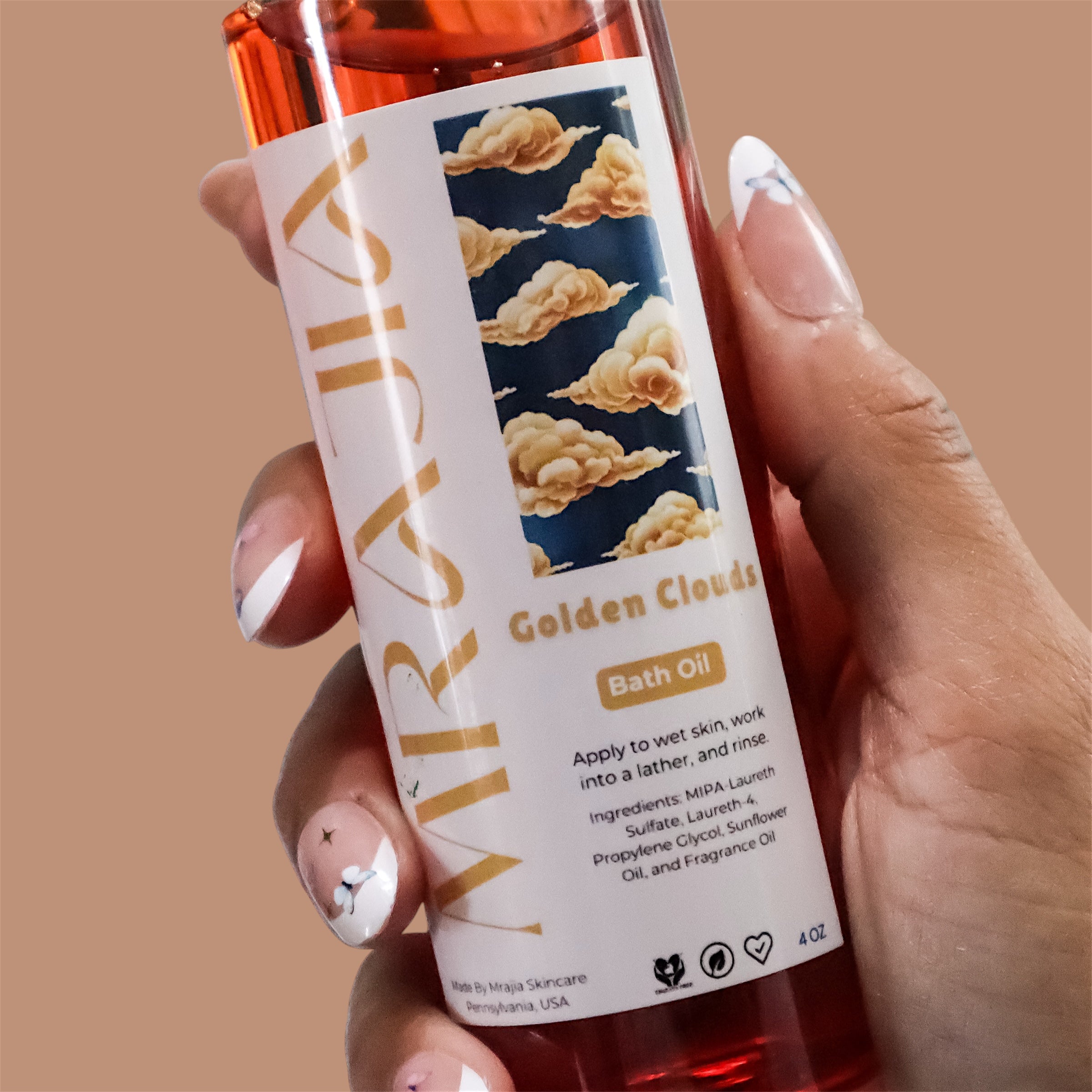 Golden Clouds Foaming Shower Oil