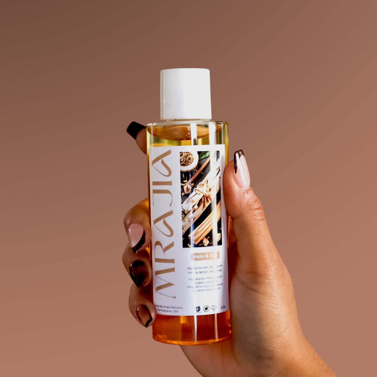 Halo & Ash Foaming Shower Oil