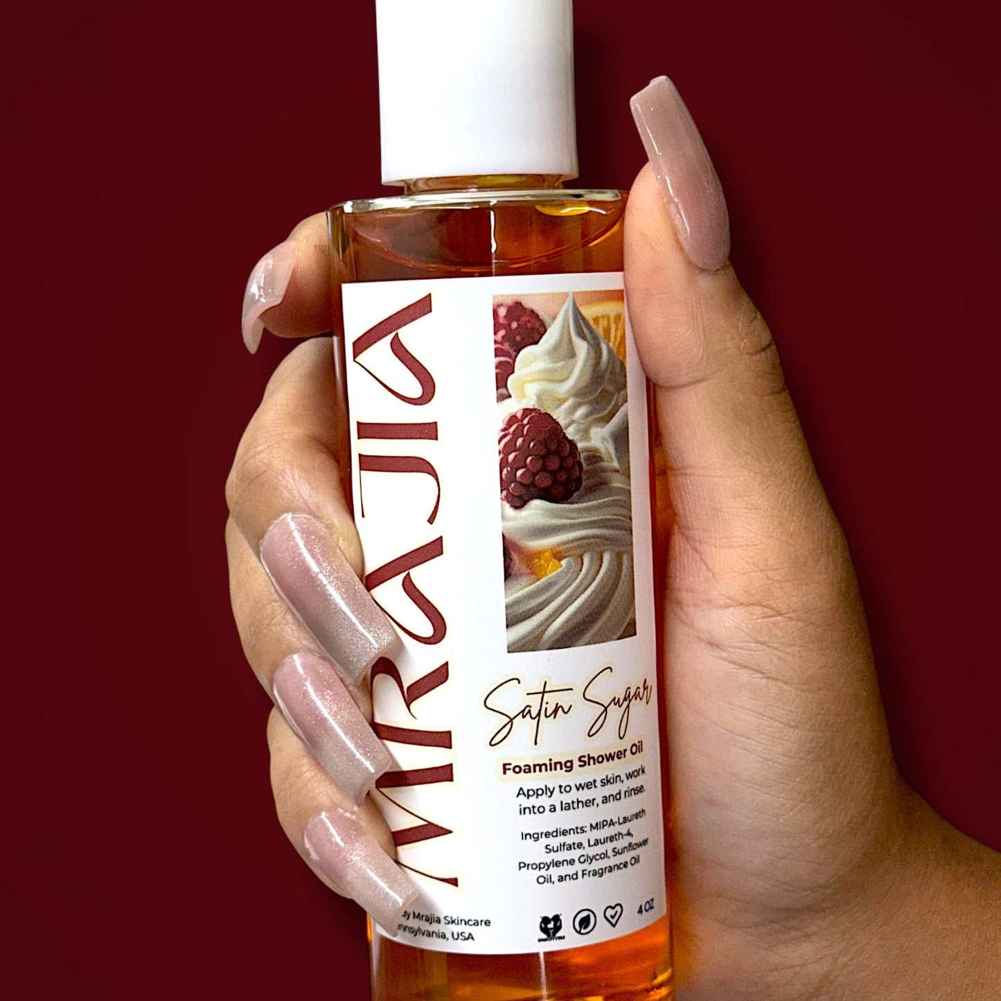Satin Sugar Foaming Shower Oil
