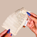 Exfoliating Soap Saver Eco friendly Wash Bag